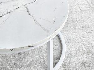 stoli kodia s biały marmur biały